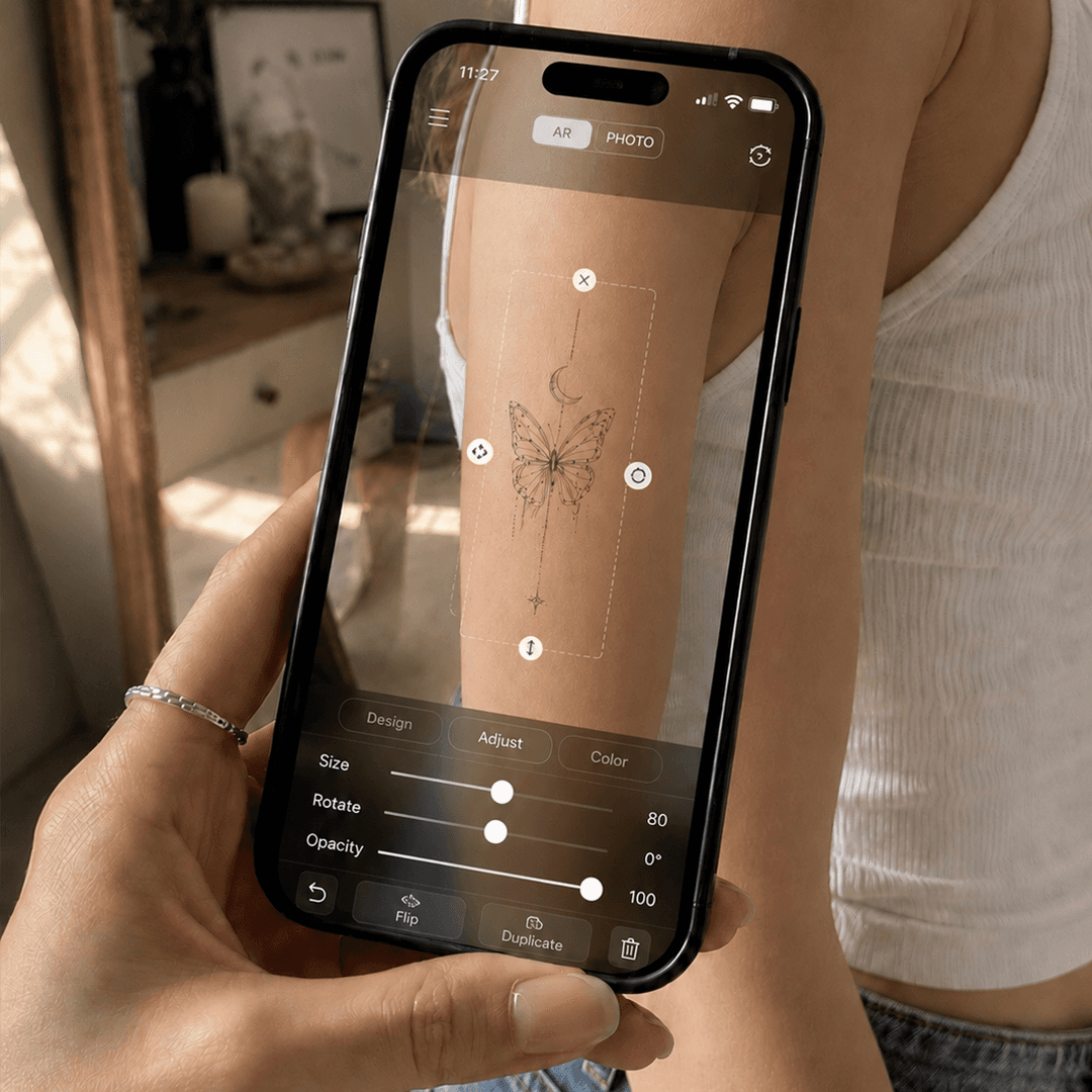 AR try-on preview